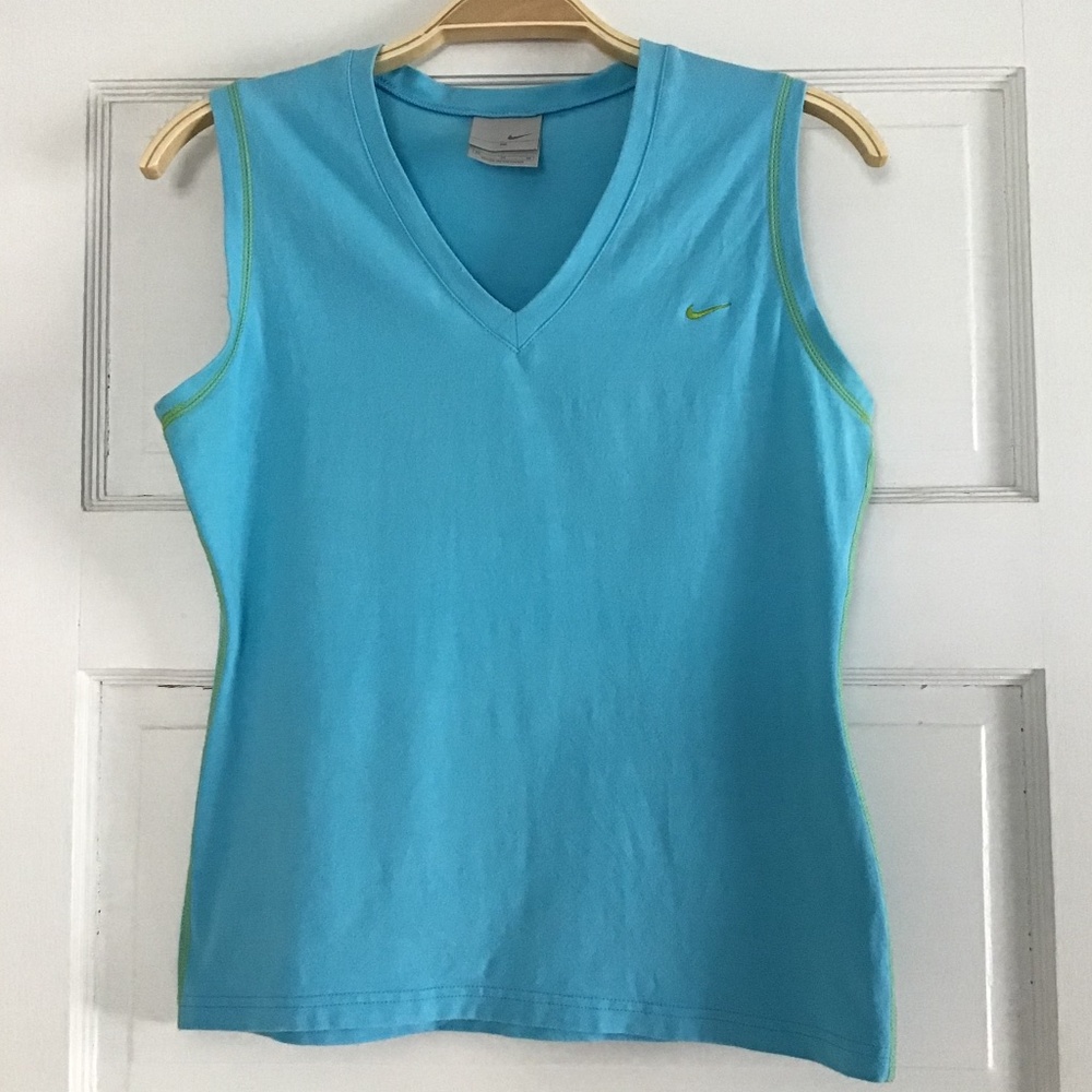 Nike Athletic Workout Sport Top Cotton & Spandex Medium Like New